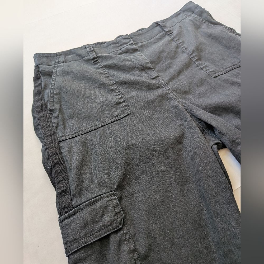 Black Linen Ankle Pants By Chico's 2